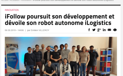 iFollow poursuit son développement et dévoile son robot autonome iLogistics